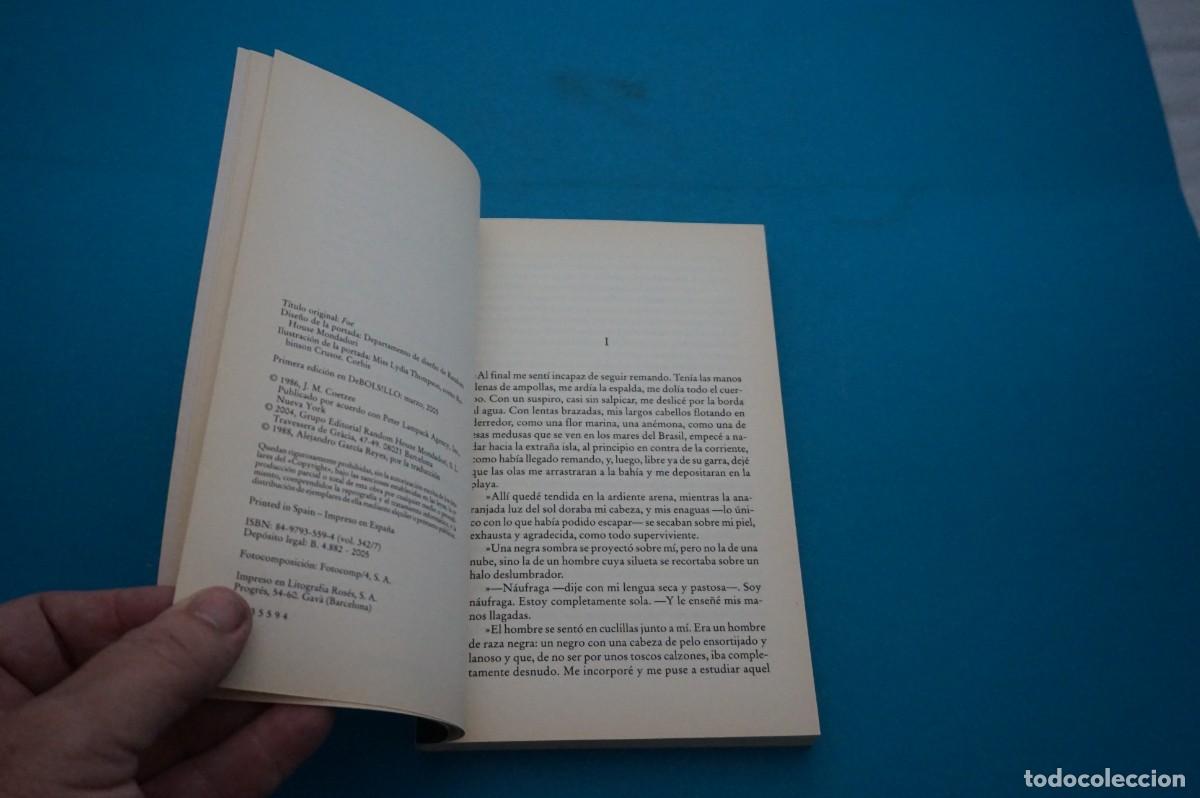 Libros: AMF-33D/ FOE - J.M. COETZEE / DEBOLSILLO - Foto 3