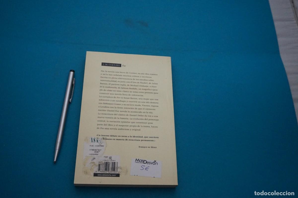 Libros: AMF-33D/ FOE - J.M. COETZEE / DEBOLSILLO - Foto 5
