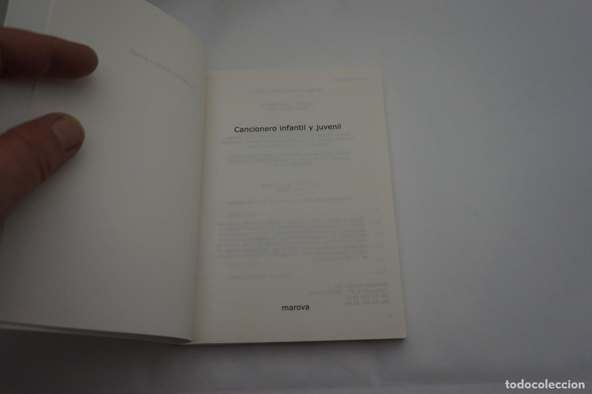 Libros: M2D/ CANCIONERO INFANTIL Y JUVENIL / MAROVA - Foto 2
