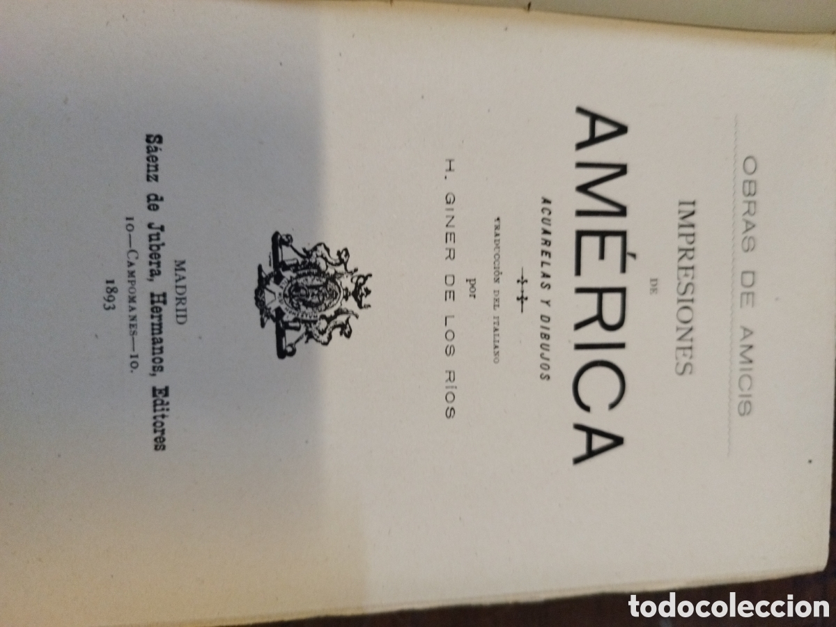 Libros: IMPRESIONES DE AMERICA. Acuarelas y dibujos - AMICIS - Foto 4