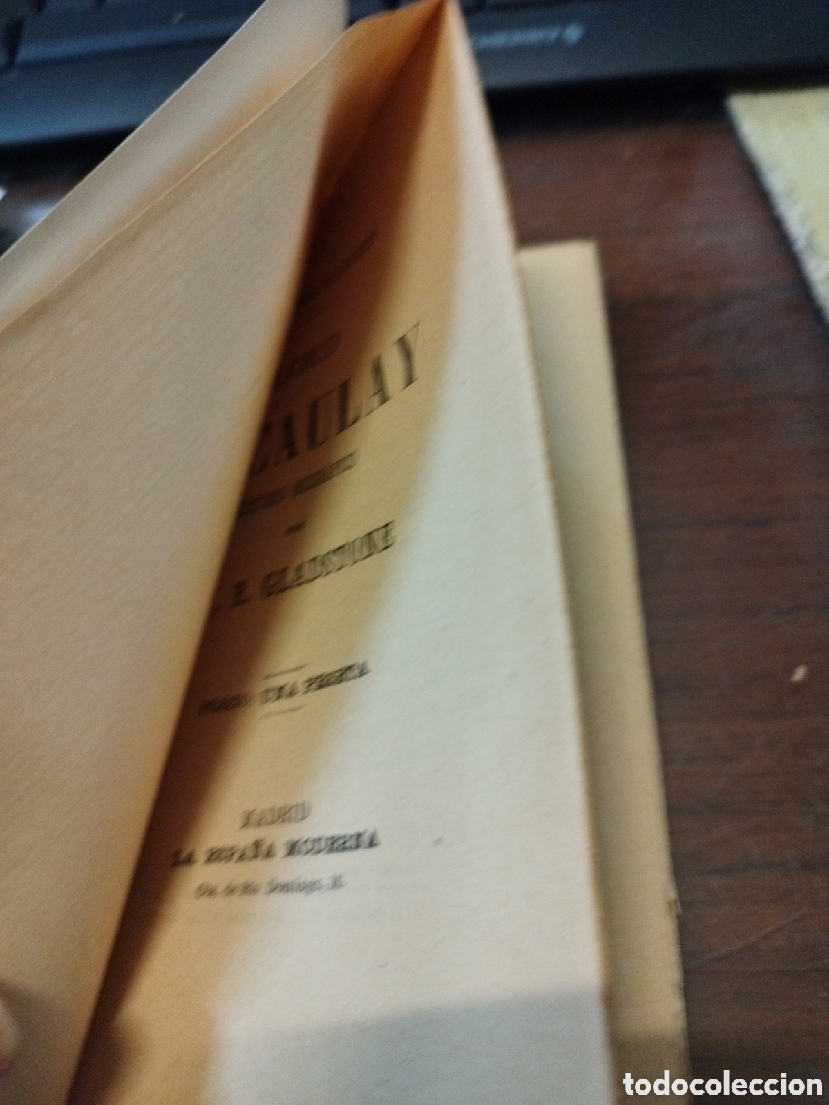 Libros: LORD MACAULAY. Estudio biogr&aacute;fico - GLADSTONE,W.E. - Foto 3