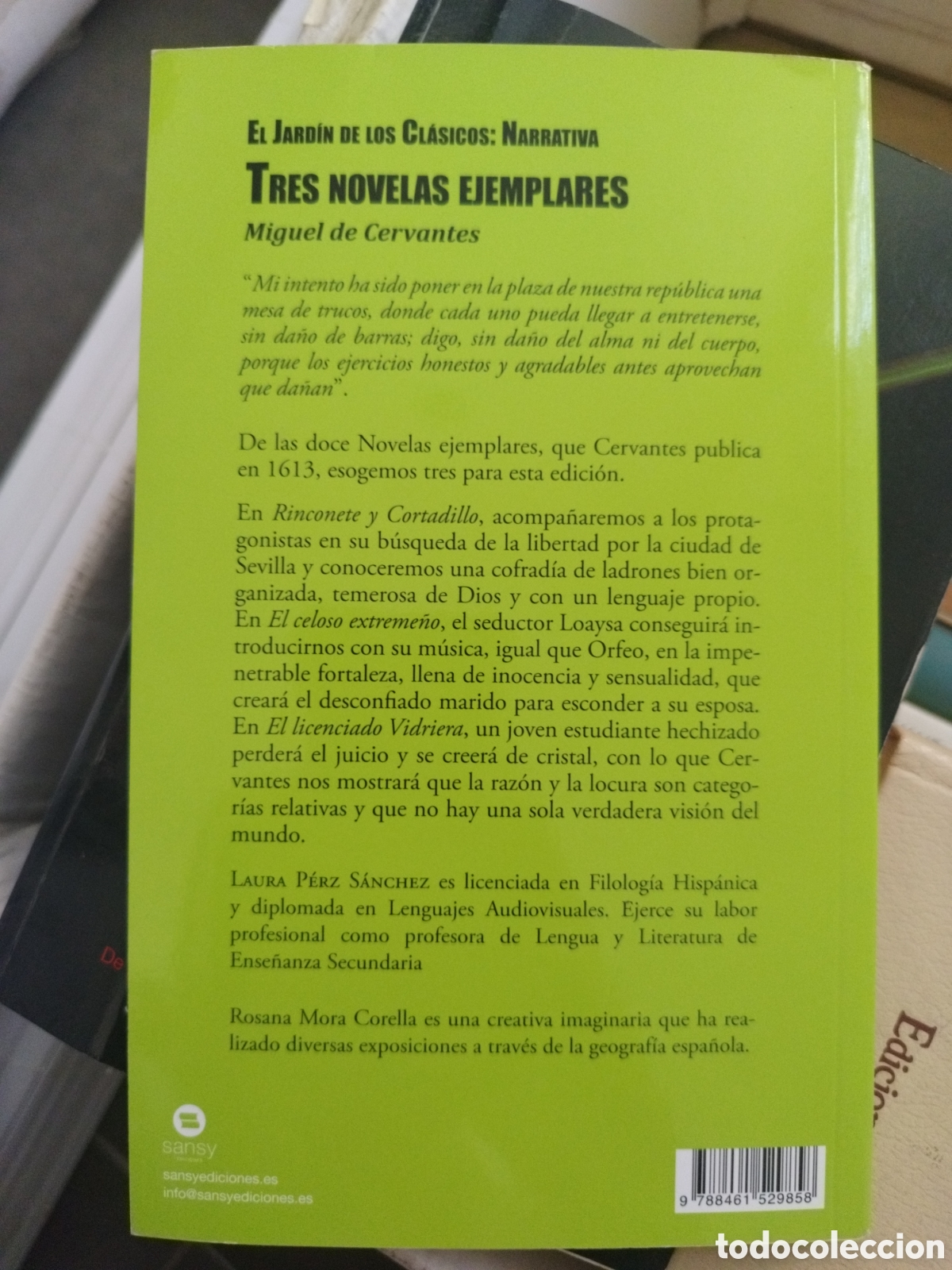 Libros: Tres novelas ejemplares - Miguel de Cervantes - Sansy - Foto 2