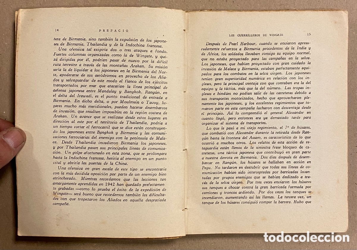 Libros: LOS GUERRILLEROS DE WINGATE. CHARLES J. ROLO. EDICIONES MINERVA 1944. - Foto 3