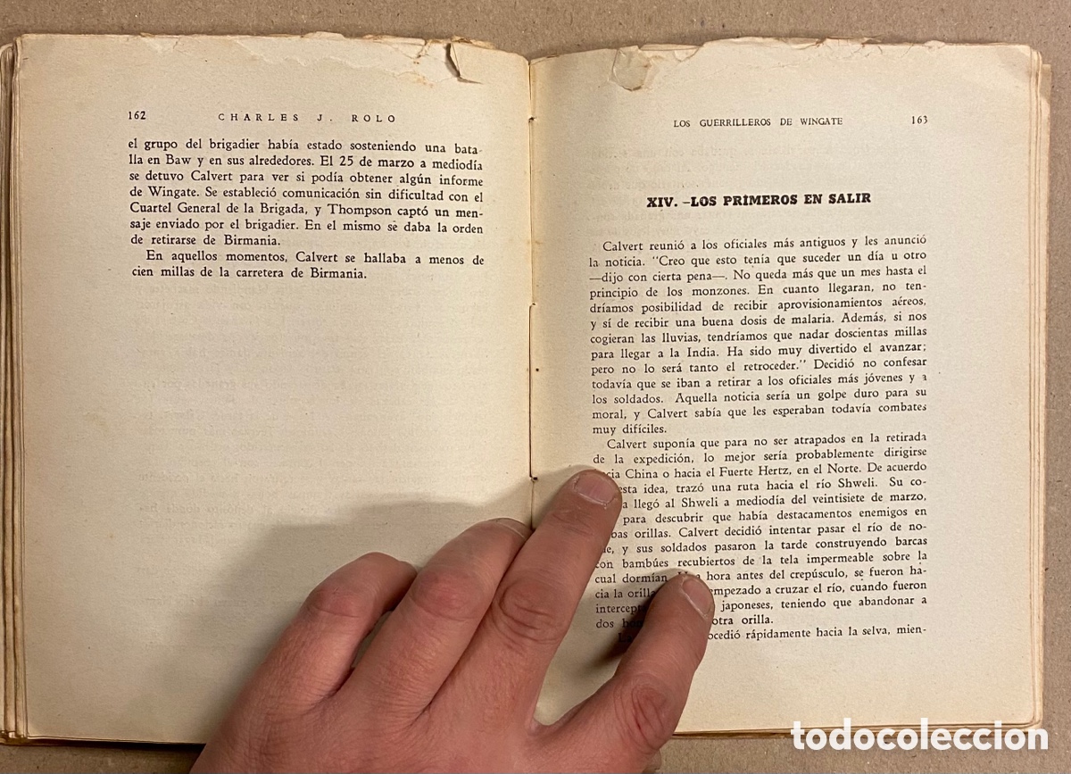 Libros: LOS GUERRILLEROS DE WINGATE. CHARLES J. ROLO. EDICIONES MINERVA 1944. - Foto 6