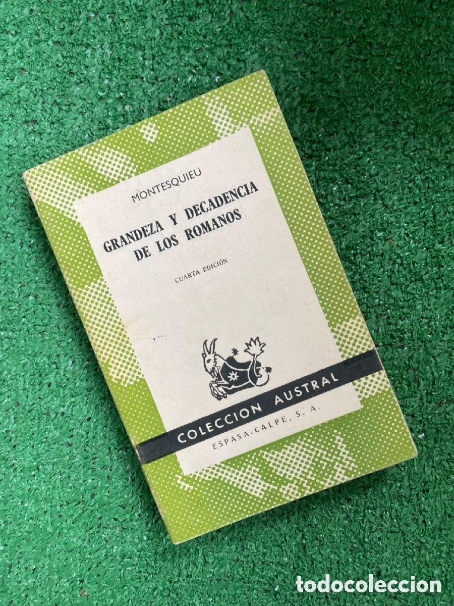 Libros: Grandeza y decadencia de los romanos - Montesquieu - Foto 1
