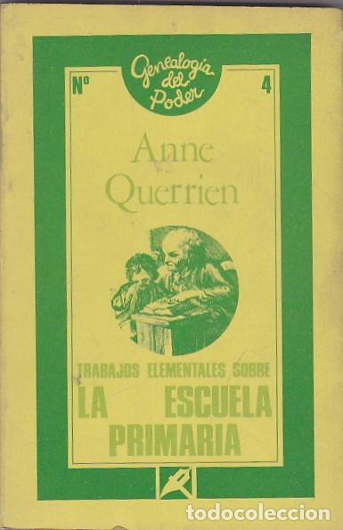 Libros: Trabajos elementales sobre la escuela primaria - QUERRIEN ,Anne - Foto 1