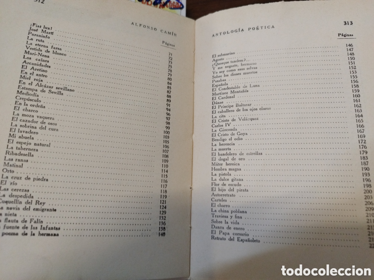 Libros: ANTOLOGIA POETICA - CAMIN,Alfonso - Foto 6