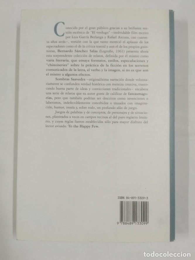 Libros: SOMBRAS SAAVEDRA. - SANCHEZ, BERNARDO. TDK141 - - Foto 2