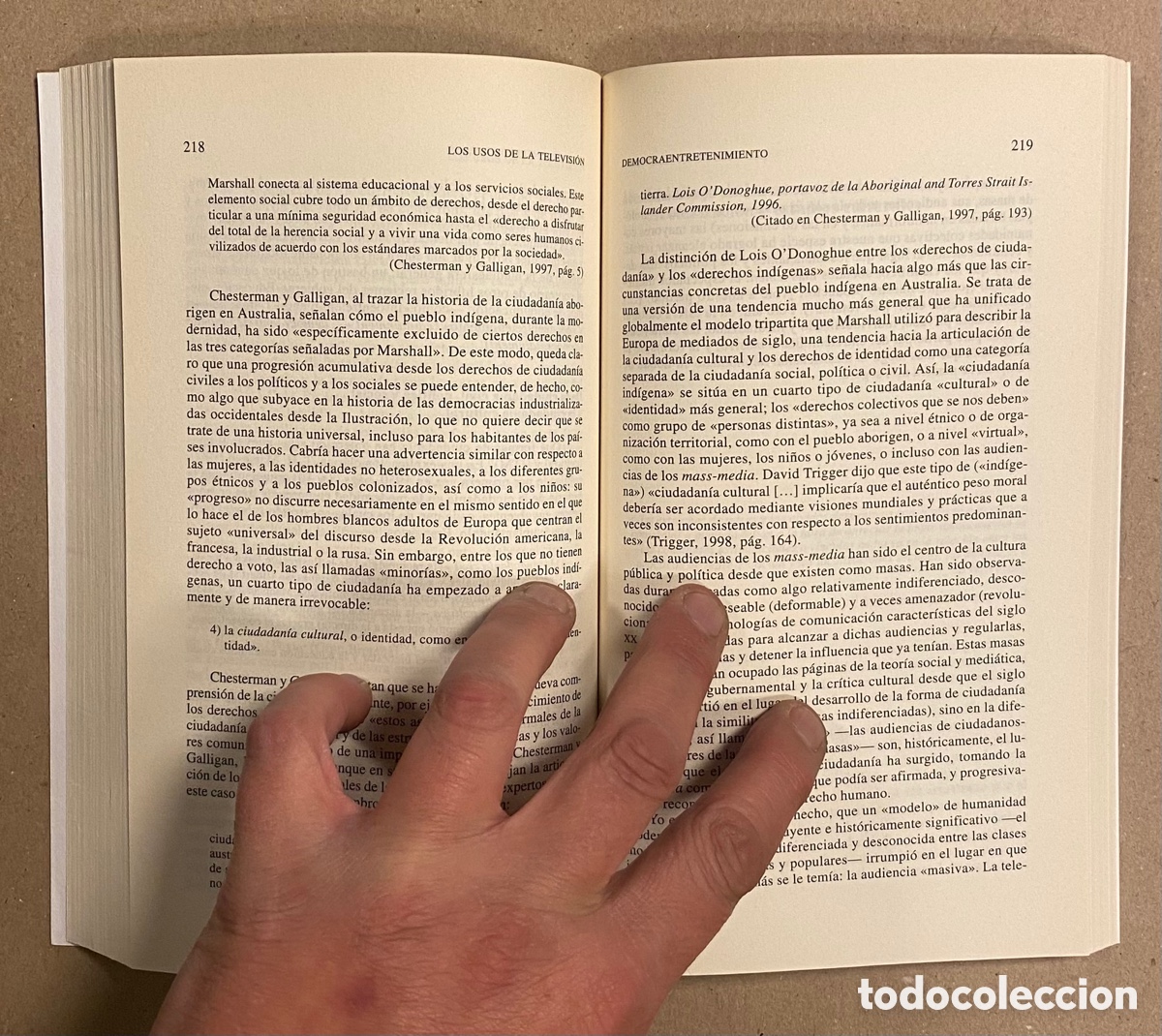 Libros: LOS USOS DE LA TELEVISI&Oacute;N. JOHN HARTLEY. EDICIONES PAID&Oacute;S 2000. - Foto 6