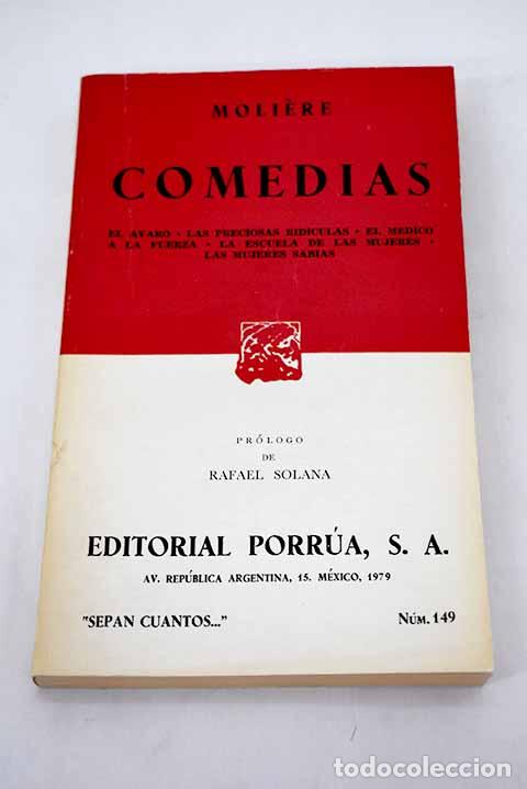 Libros: Comedias: Moli&egrave;re: Porr&uacute;a..- Moli&egrave;re - Foto 1