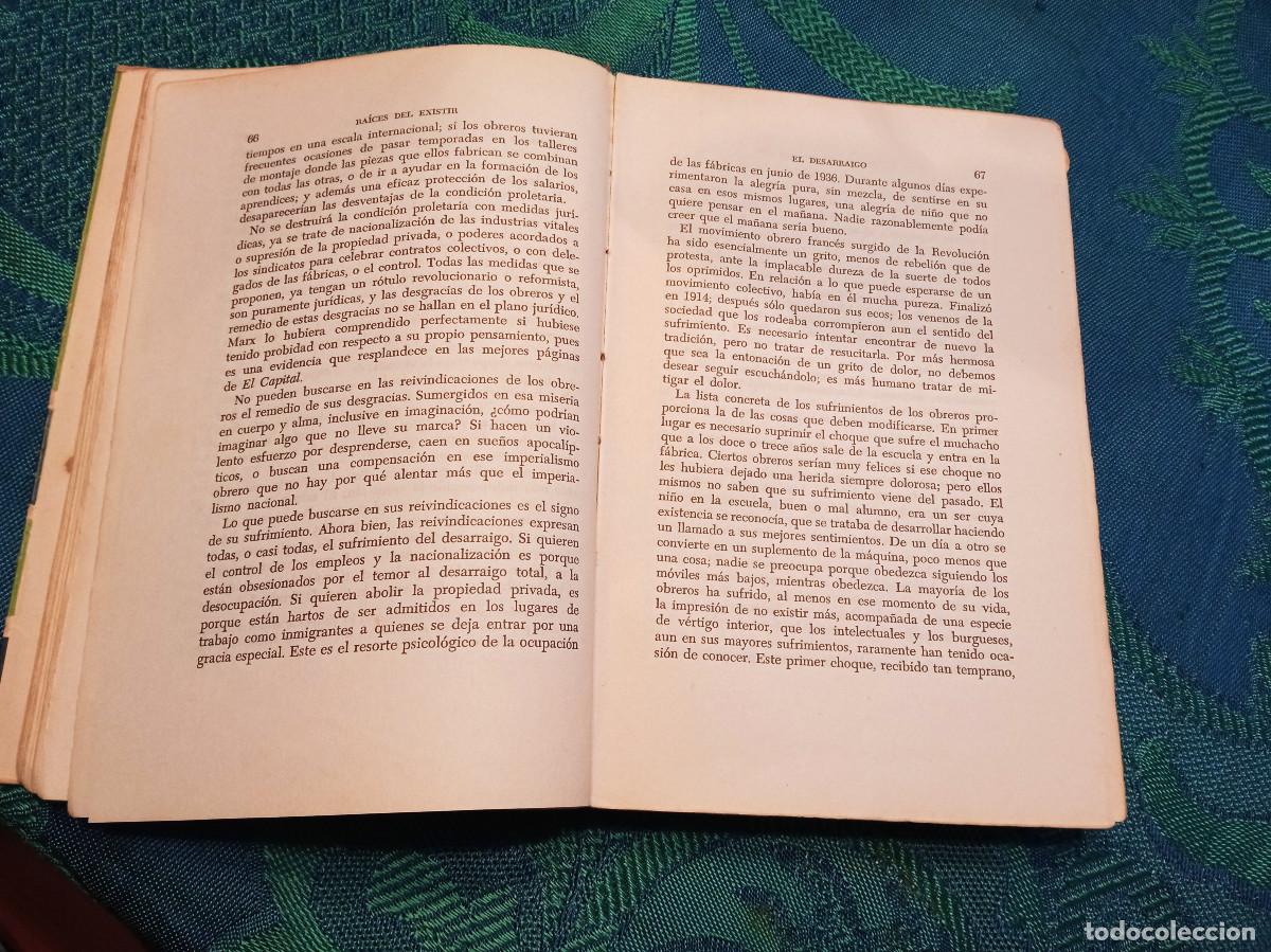 B&uuml;cher: Simone Weil - Ra&iacute;ces del existir