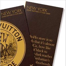 Libros: NEW YORK. LOUIS VUITTON CITY GUIDE 2009