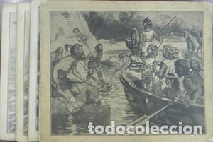 Libros: Episodis hist&oacute;richs, collecci&oacute; de 51 cromos. Dibuixos de Joan Llaverias