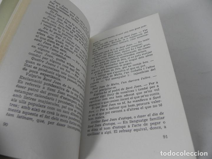 Libros: REFRANYS PERSONALS (JOAN AMADES) EDITORIAL SELECTA-1980 (CATAL&Aacute;N)) - Foto 3