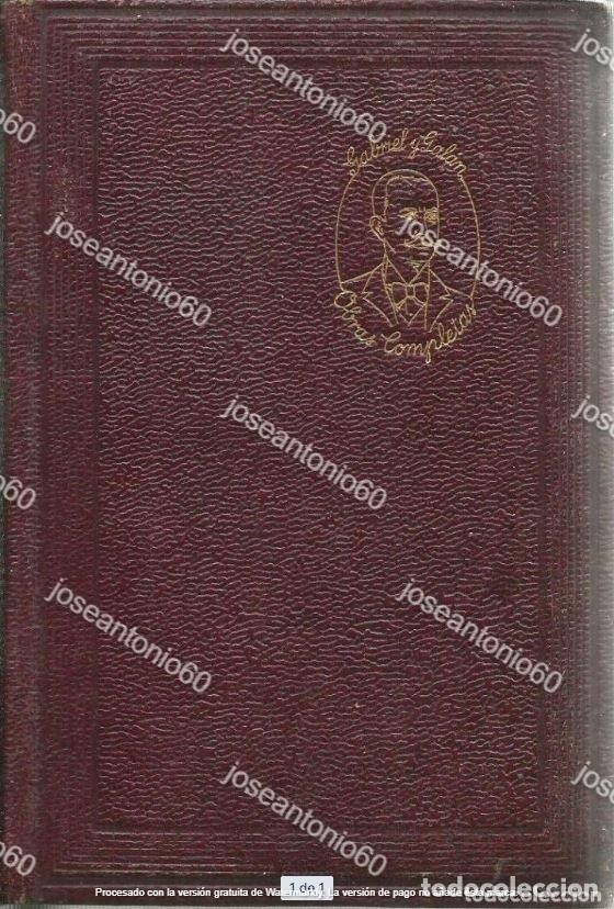 Libros: Obras completas.Publicado en 1941 - Gabriel y Galan - Foto 1