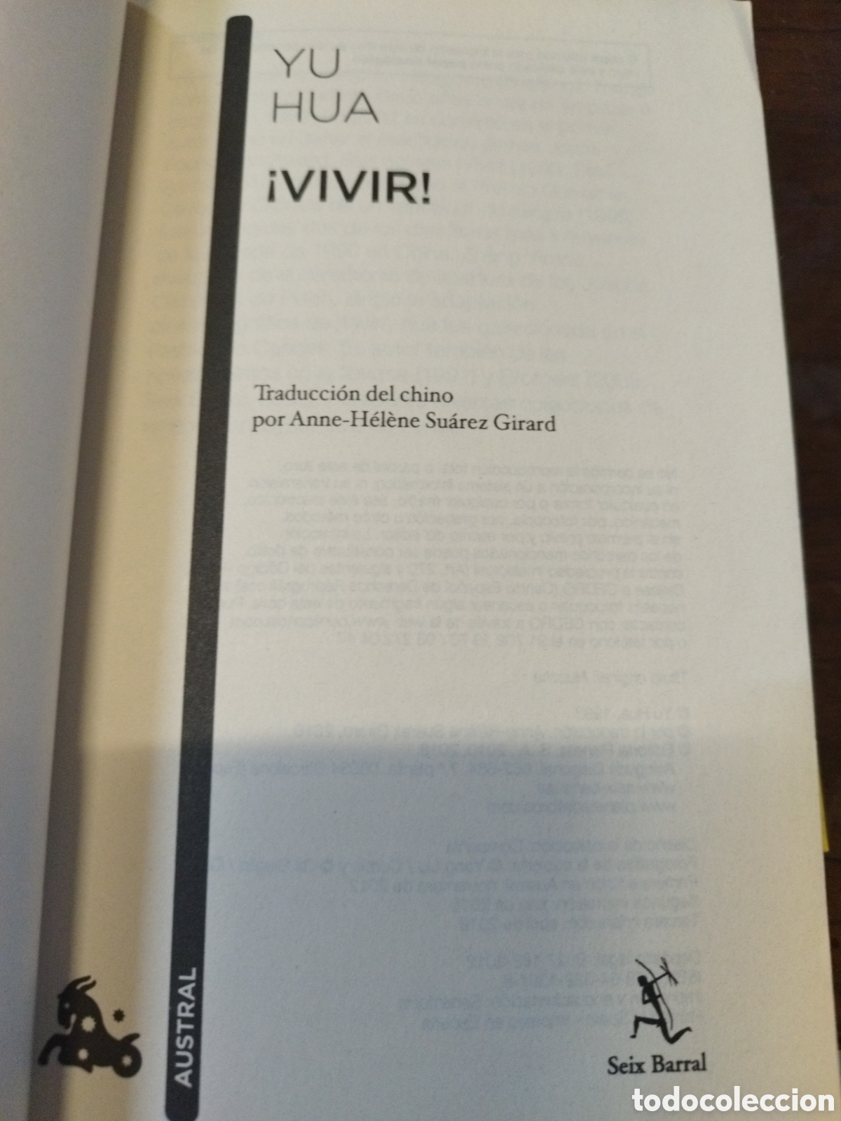 Libros: VIVIR - HUA,Yu - Foto 4