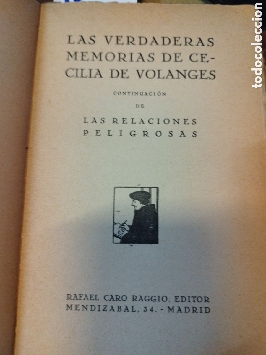 Libros: LAS VERDADERAS MEMORIAS DE CECILIA DE VOLANGES - Foto 4