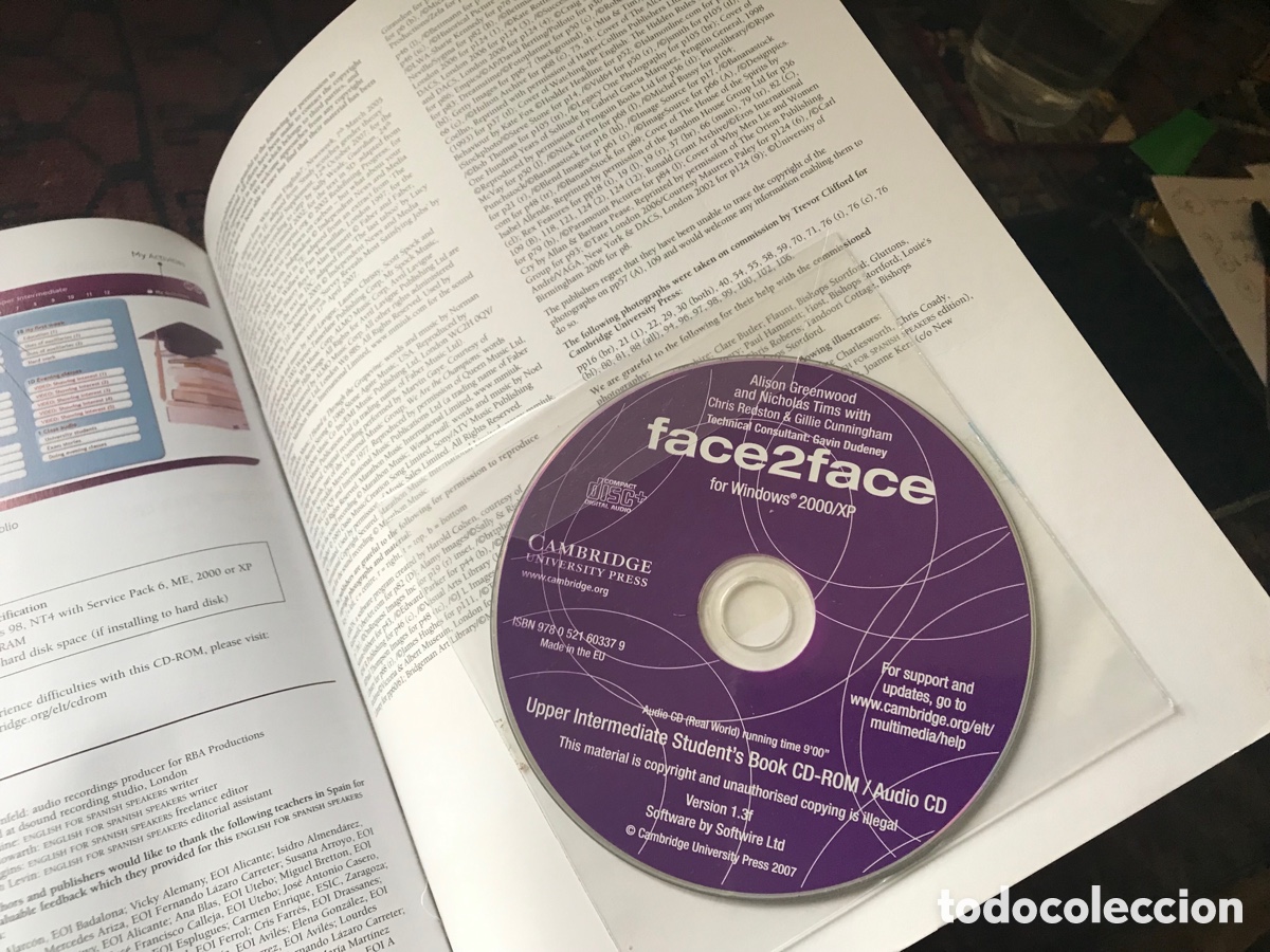 Libros: Face 2 Face. Upper intermediate. B2. Como nuevo. Incluye CD. Cambridge - Foto 3