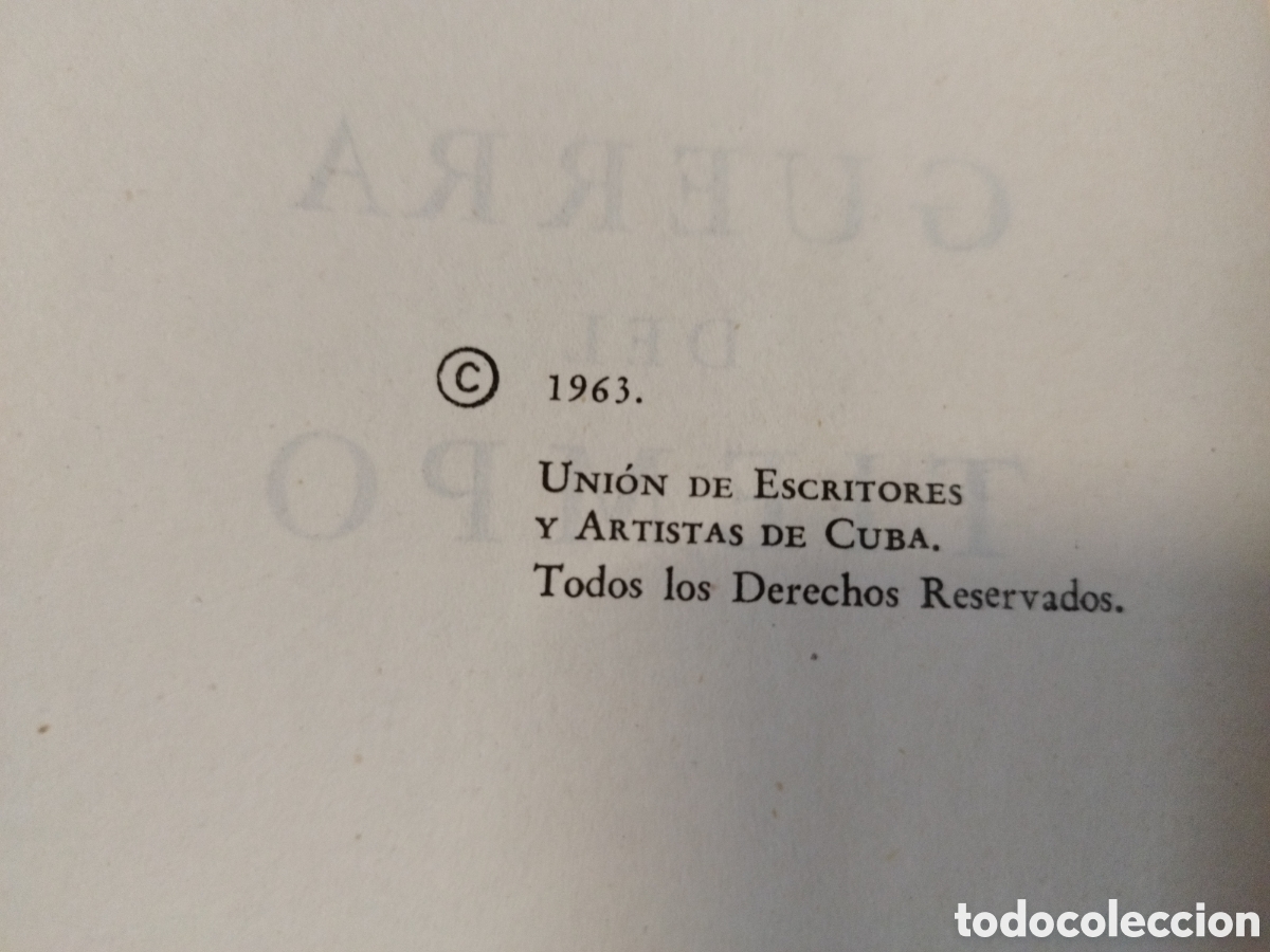 Libros: GUERRA DEL TIEMPO. 1&ordf; Edici&oacute;n - CARPENTIER,Alejo - Foto 6