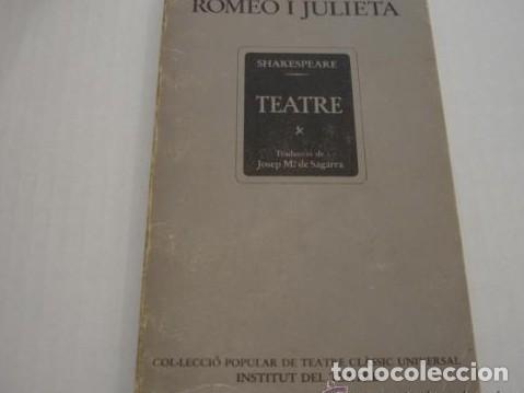 Libros: ROMEO I JULIETA. SHAKESPEARE. EN CATALAN TDK145 - - Foto 1