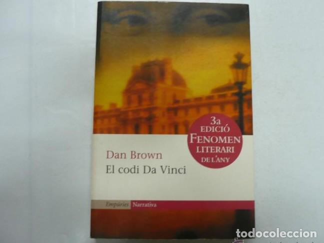 Libros: EL CODIGO CODI DA VINCI. DAN BROWN. EN CATALAN TDK138 - - Foto 1