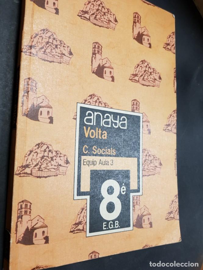Libros: anaya 8 egb - volta - c socials - catalan - tdk297 - - Foto 1