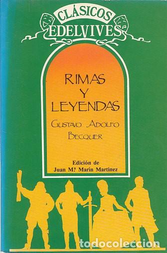 Libros: RIMAS Y LEYENDAS - BECQUER, GUSTAVO ADOLFO - Foto 1