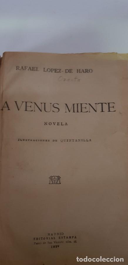 Libros: La venus miente - car127 - - Foto 1