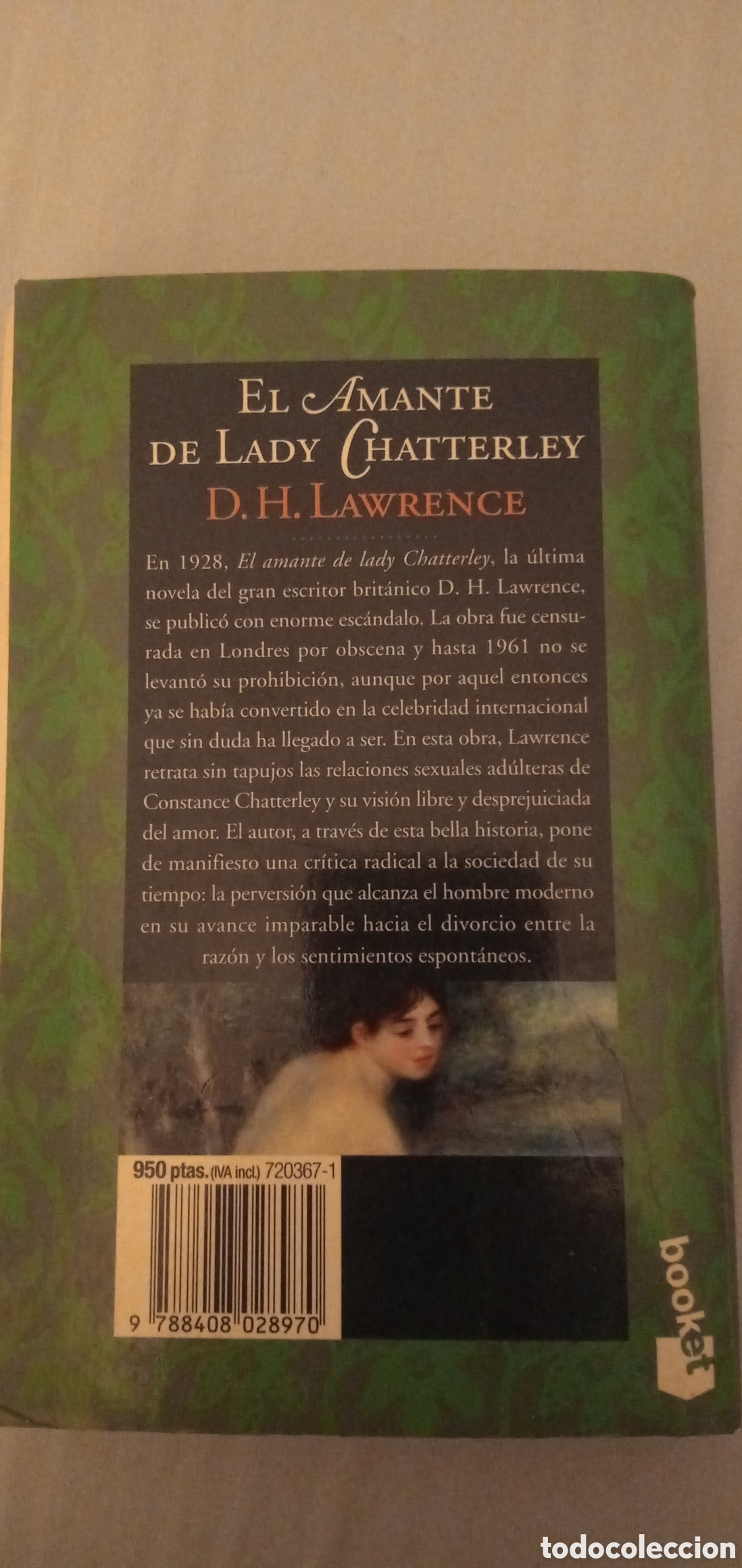 Libros: El amante de Lady Chatterley.D.H.Lawrence. - Foto 2