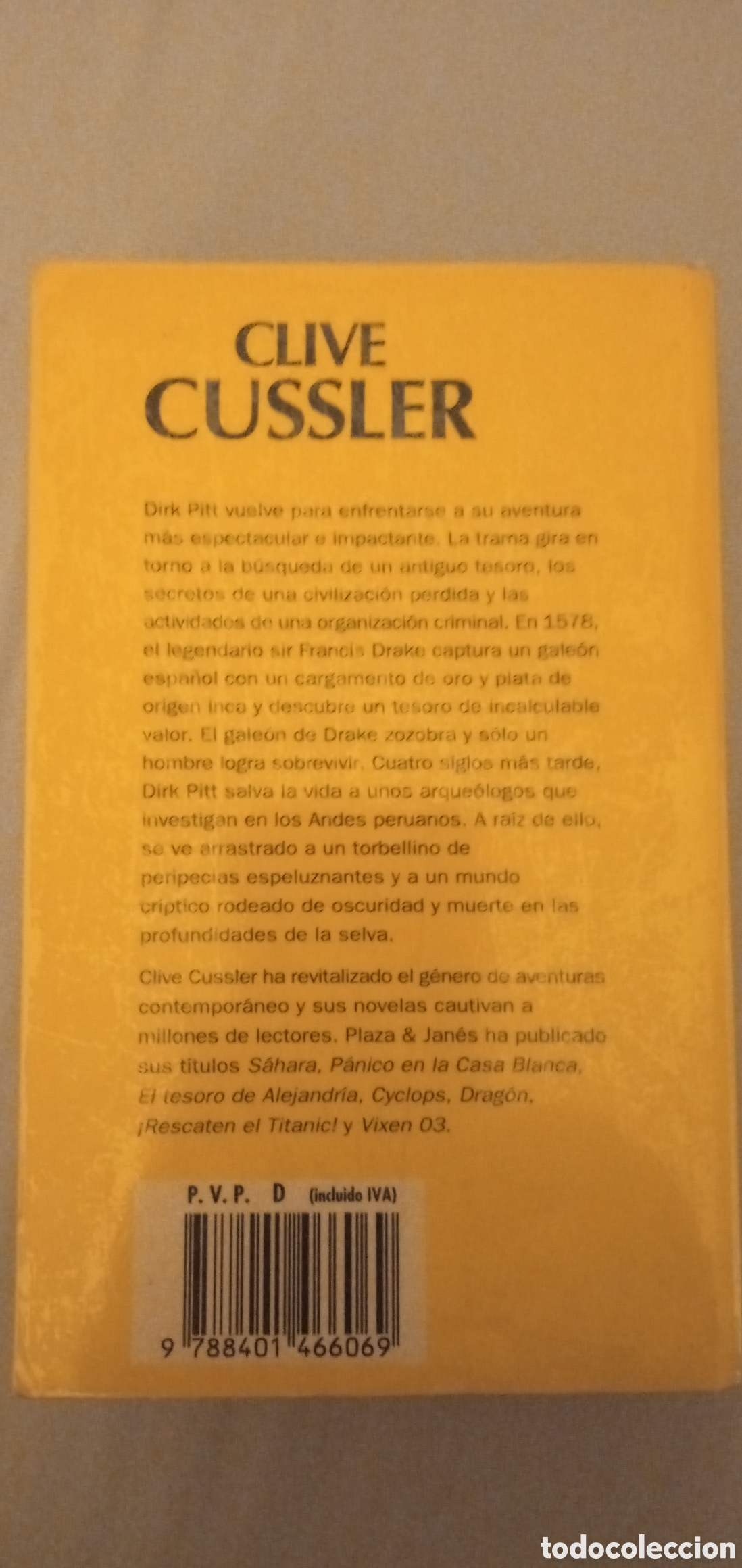 Libros: Clive Cussler.El oro de los incas.1997. - Foto 2