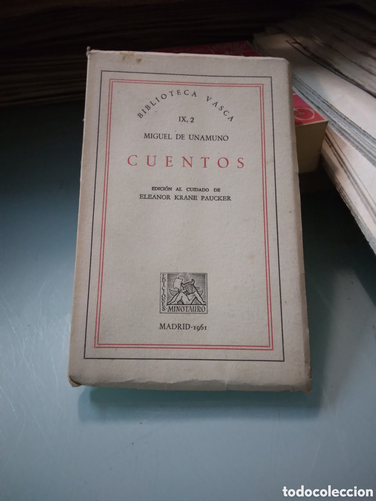Libros: Miguel de Unamuno, Cuentos,.Minotauro - Foto 1