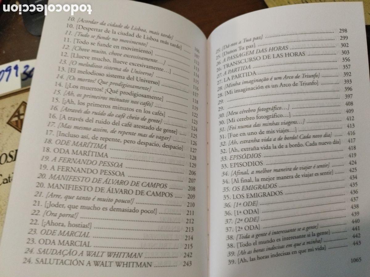 Libros: LIBRO DE VERSOS DE ALVARO DE CAMPOS - PESSOA,Fernando - Foto 6