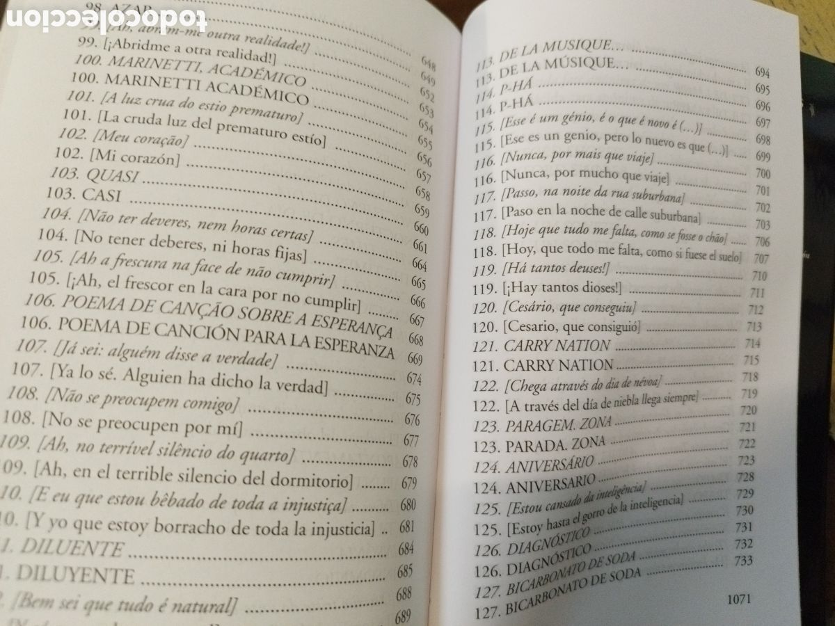 Libros: LIBRO DE VERSOS DE ALVARO DE CAMPOS - PESSOA,Fernando - Foto 9