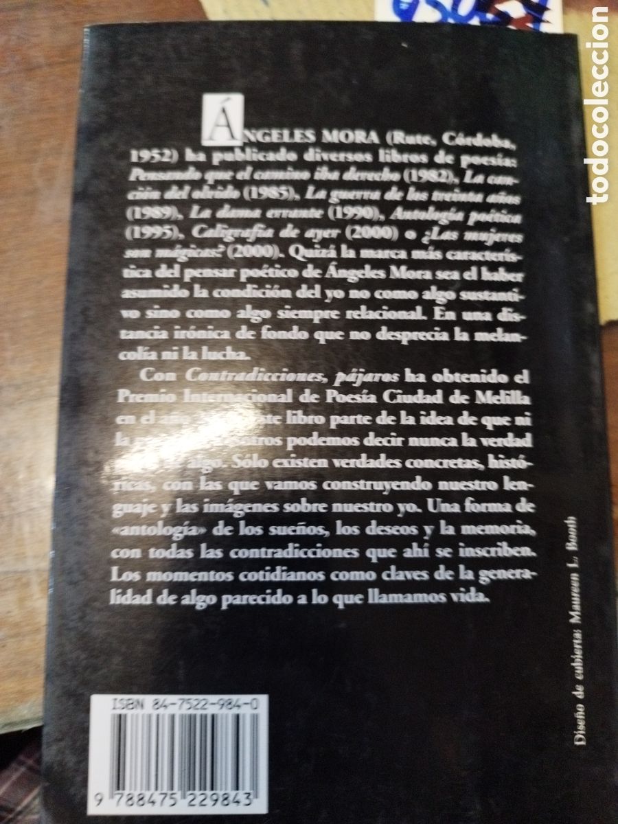 Libros: CONTRADICCIONES, PAJAROS. Visor - MORA,Angeles - Foto 2
