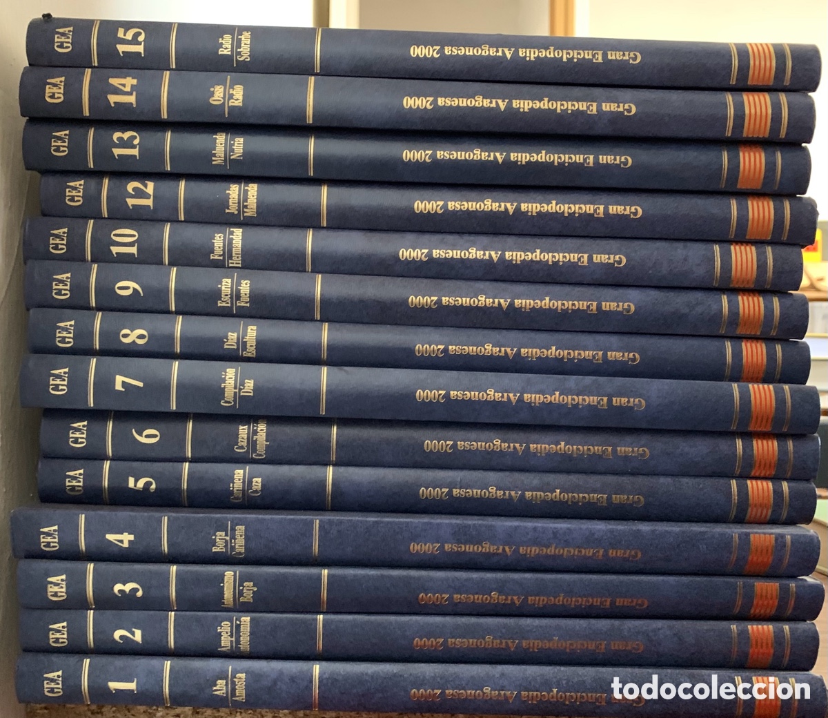 Libros: Gran Enciclopedia Aragonesa 2000 15 Tomos - Foto 2