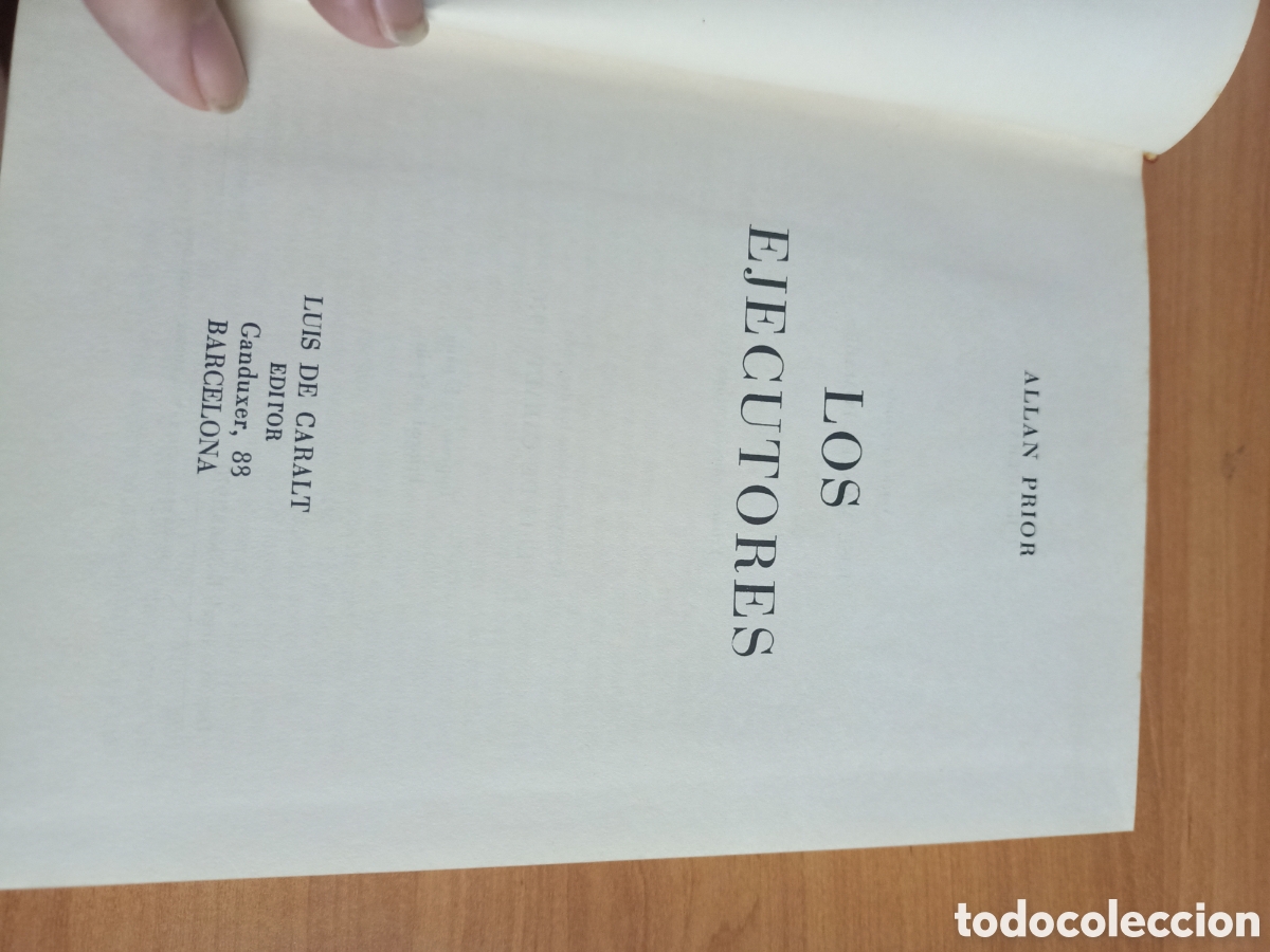 Libros: Los ejecutores - Allan Prior - A&ntilde;o edici&oacute;n 1970 - Foto 4