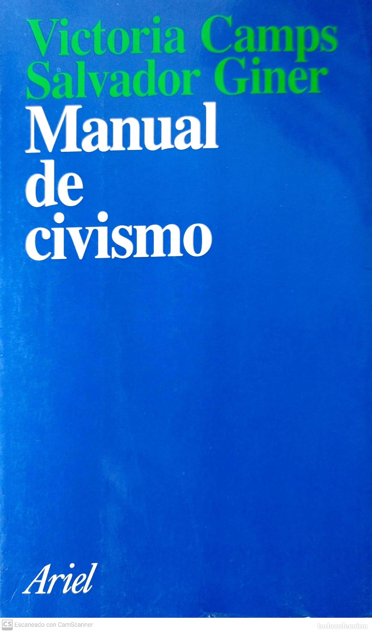 Libros: Manual de civismo - Camps, Victoria - Foto 1