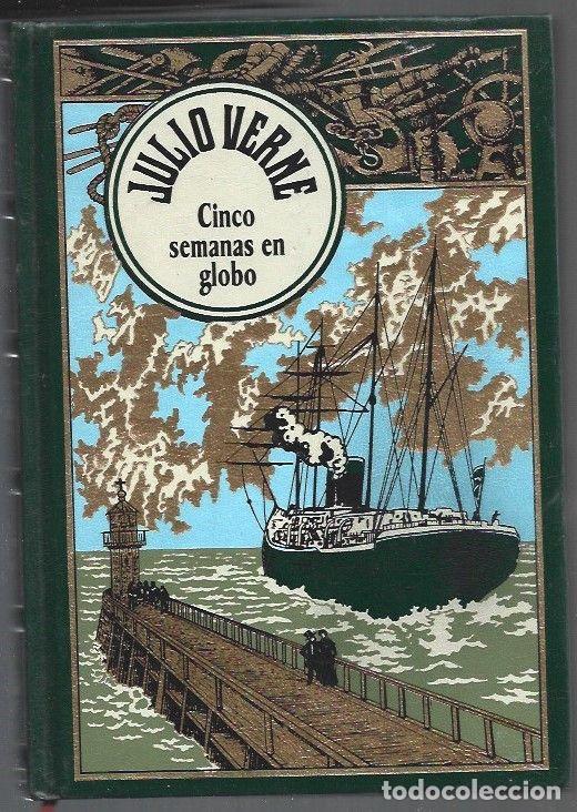 Libros: CINCO SEMANAS EN GLOBO - VERNE, JULIO - Foto 1