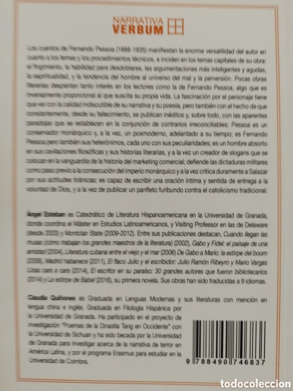 Libros: RELATOS ESCOGIDOS - PESSOA,Fernando - Foto 2