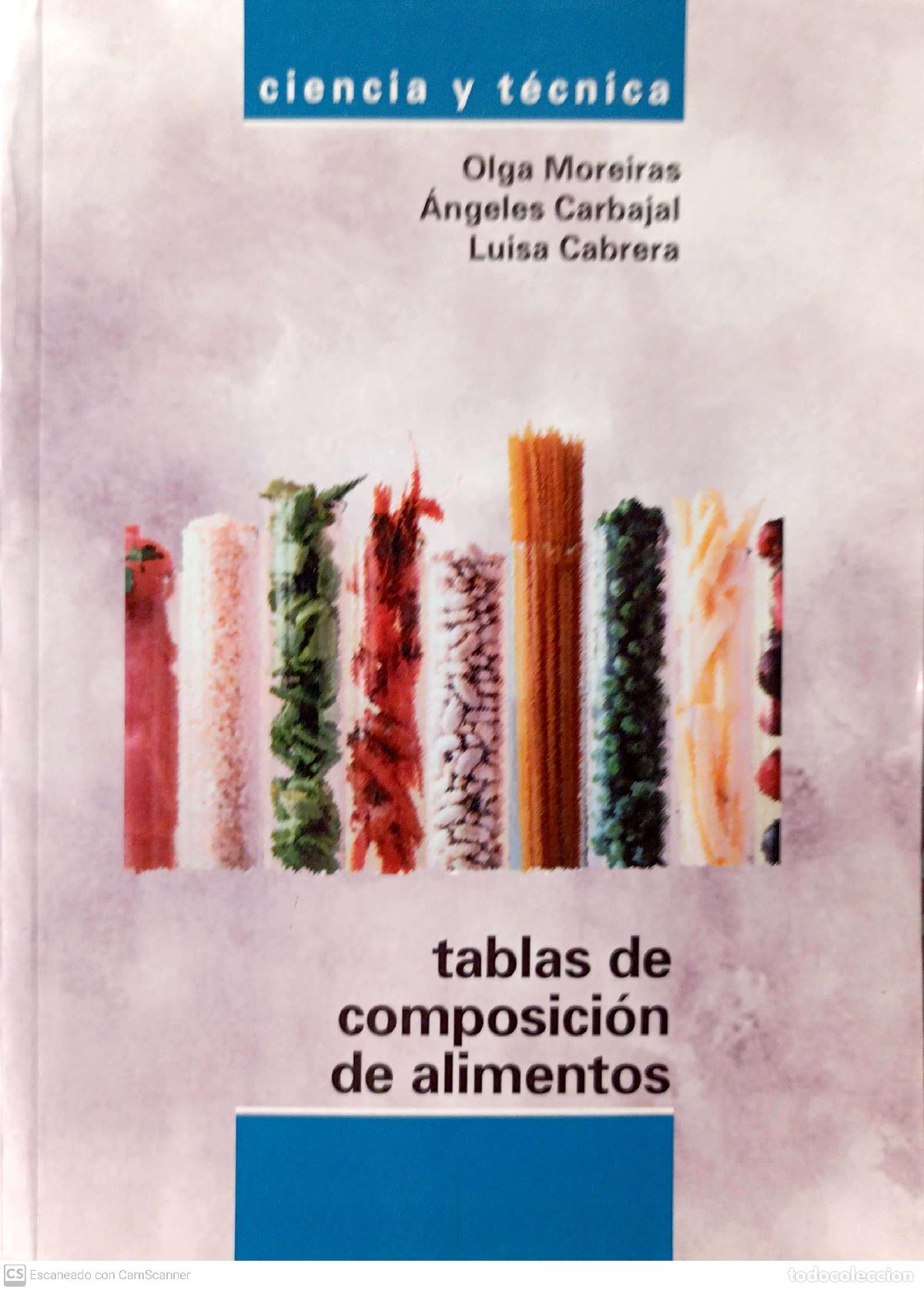 Libros: Tablas de composici&oacute;n de alimentos - Moreiras, Olga - Foto 1