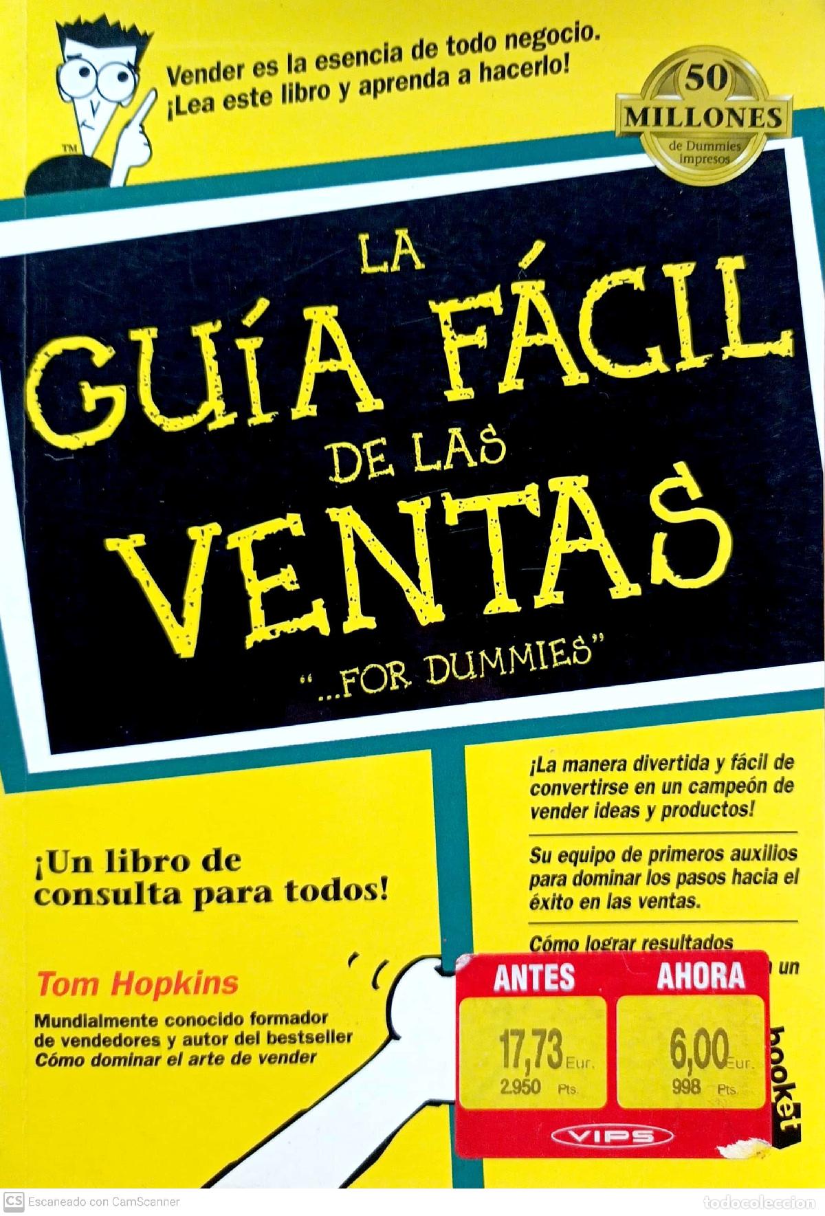 Libros: La gu&iacute;a f&aacute;cil de las ventas ...for dummies - Tom Hopkins - Foto 1
