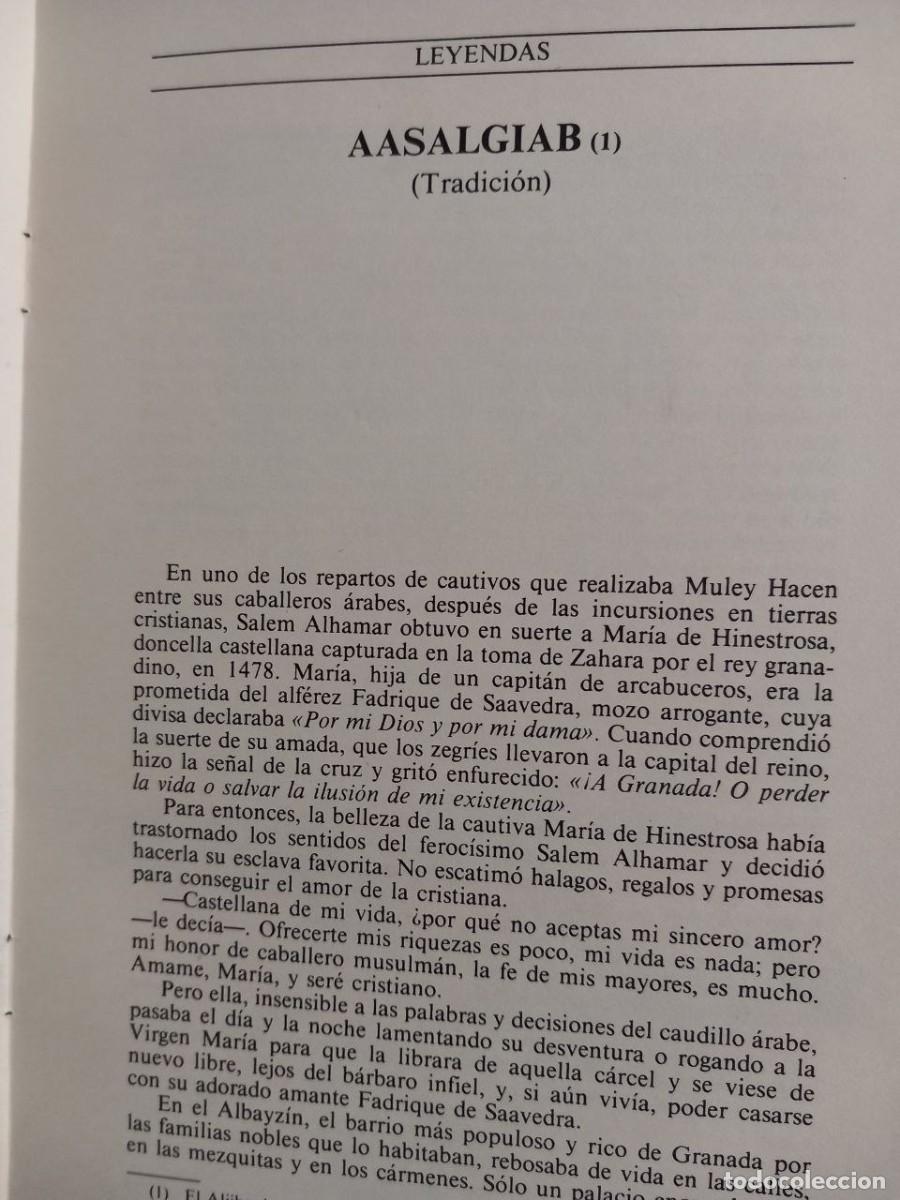 Libros: Leyendas del Albayzin. - AF&Aacute;N DE RIBERA, Antonio Joaqu&iacute;n: - Foto 6