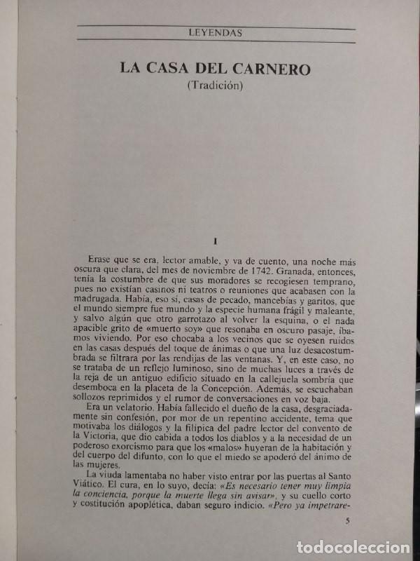 Libros: Leyendas del Albayzin. - AF&Aacute;N DE RIBERA, Antonio Joaqu&iacute;n: - Foto 8