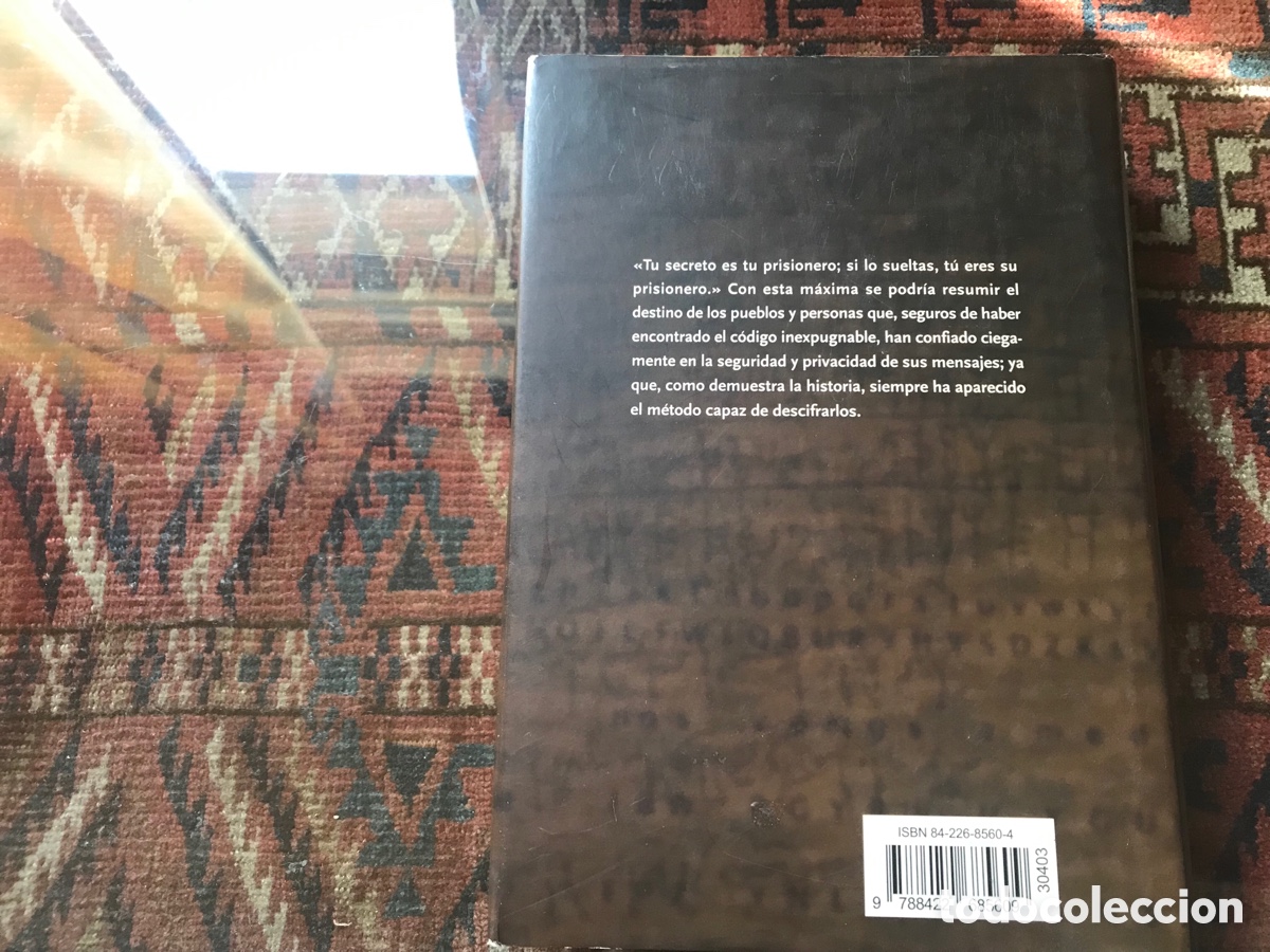 Libros: Los c&oacute;digos secretos. Simon Singh. C&iacute;rculo de lectores. Como nuevo - Foto 3