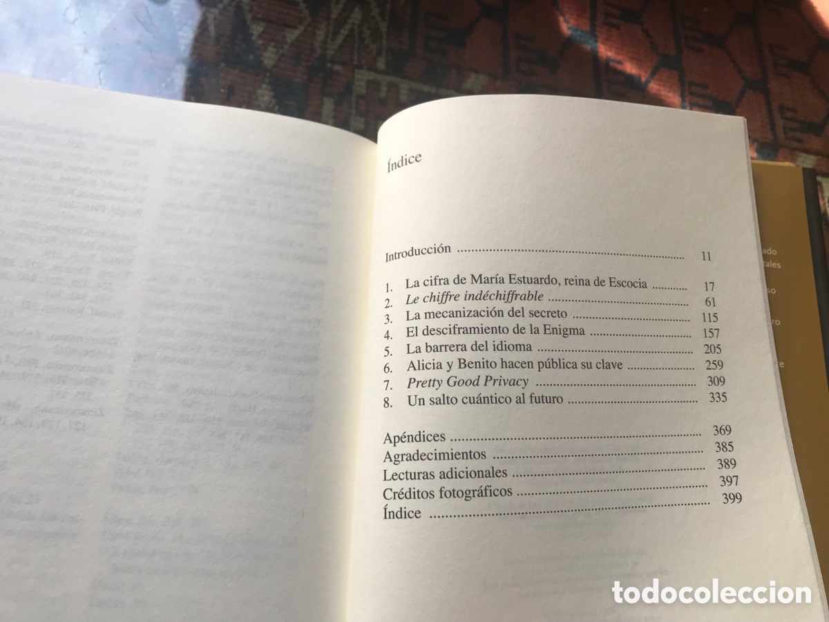 Libros: Los c&oacute;digos secretos. Simon Singh. C&iacute;rculo de lectores. Como nuevo - Foto 5