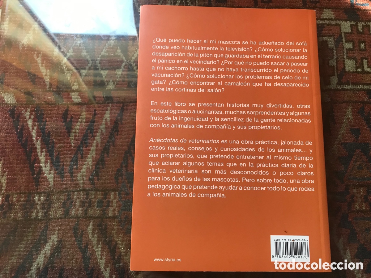 Libros: An&eacute;cdotas de veterinarios. Ricard Ad&aacute;n. Styria. Como nuevo - Foto 3