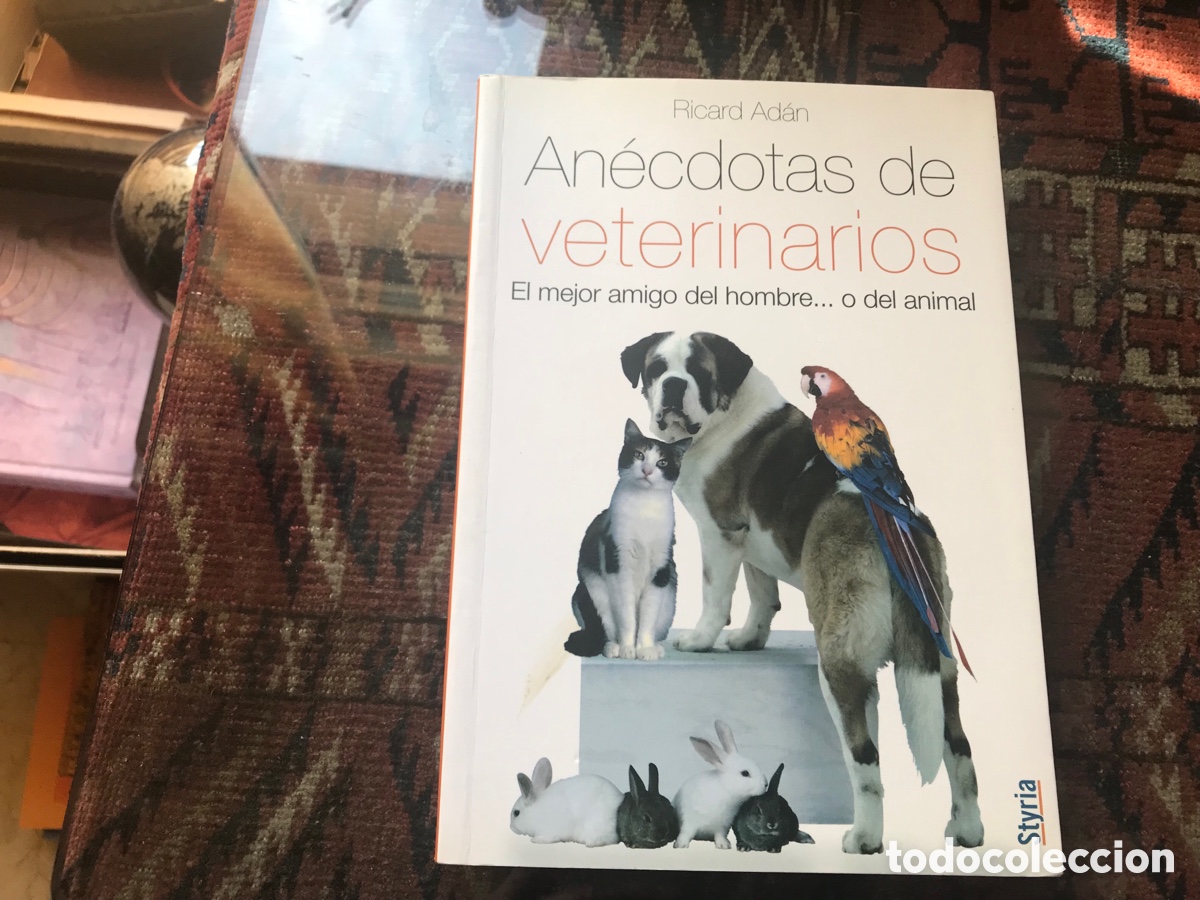 Libros: An&eacute;cdotas de veterinarios. Ricard Ad&aacute;n. Styria. Como nuevo - Foto 1