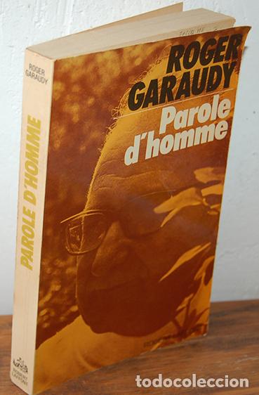 Libros: PAROLE DHOMME - ROGER GARAUDY - Foto 1