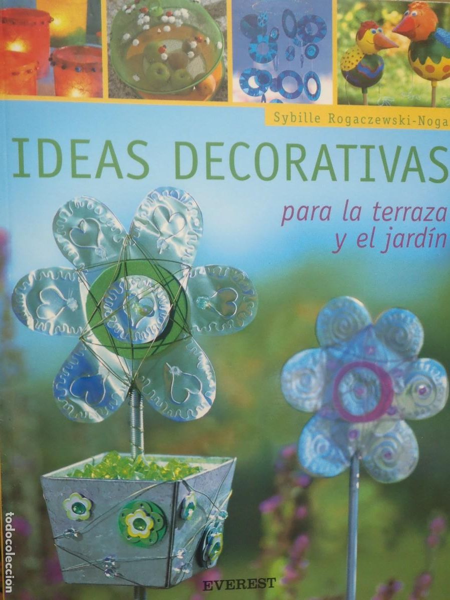 Libros: IDEAS DECORATIVAS PARA LA TERRAZA Y EL JARDIN - EVEREST - Foto 1