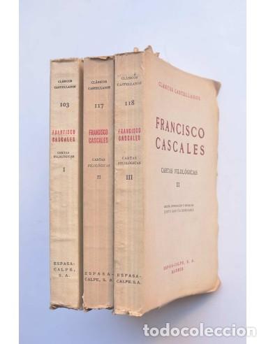 Libros: Cartas filol&oacute;gicas - CASCALES, Francisco - Foto 1